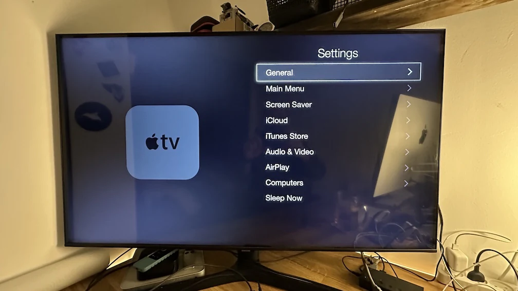 Setting->General